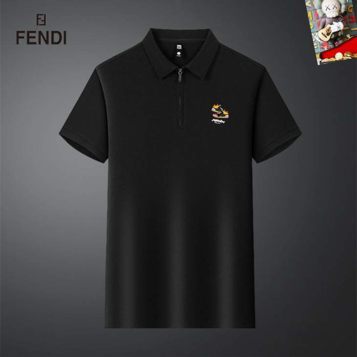 Picture of Fendi Polo Shirts Short _SKUFendiM-3XL25th16928165